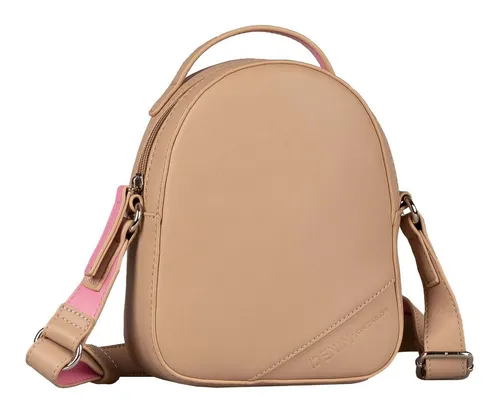 TOM TAILOR Denim Periya Damen Umhängetasche - Umhängetasche in Beige mit Reißverschluss und Innenfächern, ideal für den Alltag. Flexibler, verstellbarer Schulterriemen für individuellen Komfort. Maße: 16x7x19,5 cm.