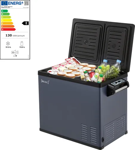 in.tec Auto Kühlbox Alberona Kompressor Kühlschrank 55 L