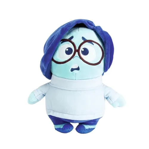 Disney Plüschtier Traurigkeit, 25 cm - Plüsch-Spielzeug von SIMBA, detailgetreue Traurigkeit Figur aus dem Pixar-Film 