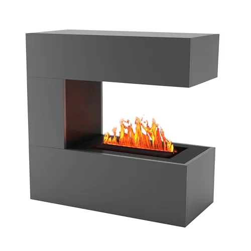 Kaminlicht Elektrokamin Room Divider mit 3D Flammeneffekt von KAMINLICHT