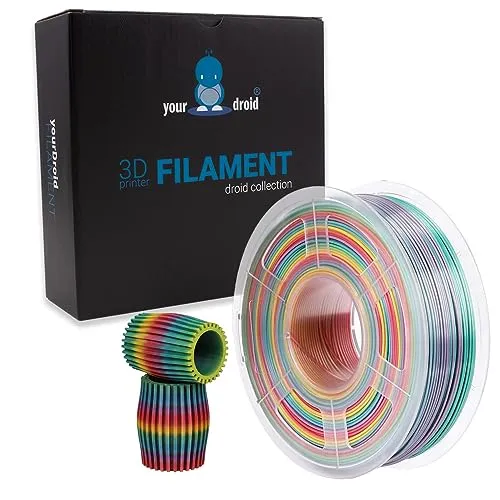 yourDroid PETG Filament Regenbogen 1.75mm 1kg