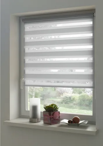 Doppelrollo Duo Klemmrollo, my home - Rollos: Lichtschutz ohne Bohren, freihängend und einfach zu montieren mit Klemmfix - ideal für jedes Fenster!