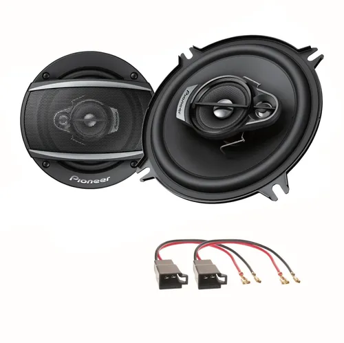 Pioneer TS-A1370F 3 Wege Lautsprecher Boxen System Einbauset Golf 1 Cabrio vorne