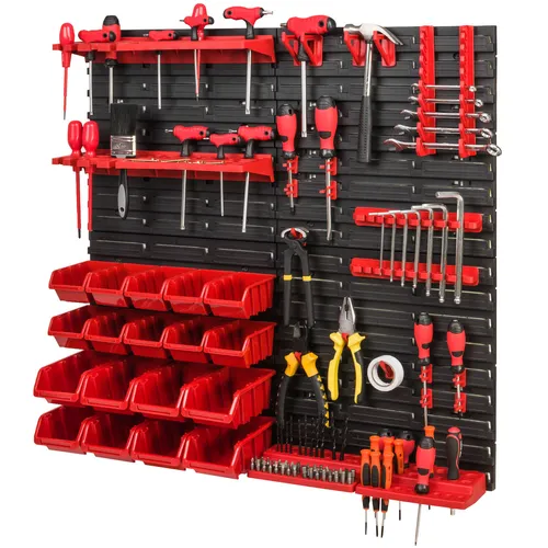 Stapelboxen Wandregal Box Sichtlagerkästen Schüttenregal Lagersystem 18 Boxen