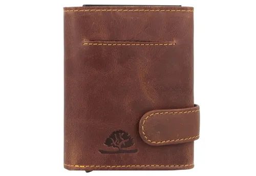 Greenburry Geldbörse Vintage Original, Leder - Hochwertige Geldbörse aus Leder mit RFID-Schutz, ideal für stilbewusste Sicherheit. Perfekt für den Alltag!