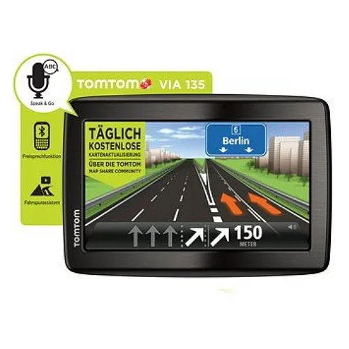 TomTom Via 135 Europe Traffic Navigationssystem
