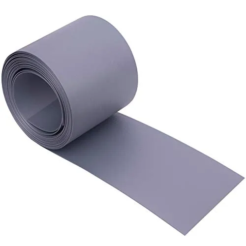 Videx Sichtschutzstreifen für Doppelstabmatten, PVC Holzmaserung, H: 9,5 x L: 200 cm, 2 Stück, Aluminium