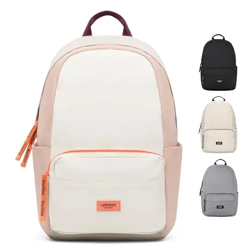 LARKSON Schulrucksack No 3 – Wasserabweisend, mit Laptopfach - Schulrucksack für Mädchen und Jungen, wasserabweisend mit praktischem Laptopfach und Seitentasche. Ideal für Teenager, die Stil und Funktionalität schätzen.