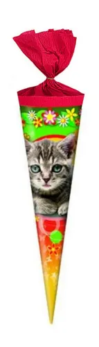 Verpackungsmittel GmbH Markneukirchen Schultüte Schultüte / Zuckertüte / Länge: 35cm / rund / 