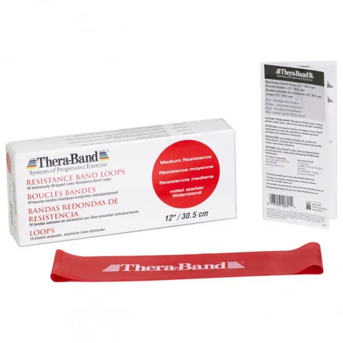 TheraBand - Loop - Fitnessband Gr Ø 13 cm / 7,6 cm x 20,5 cm weiß