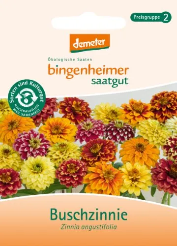 Bingenheimer Saatgut - Buschzinnie - Blumen Saatgut / Samen