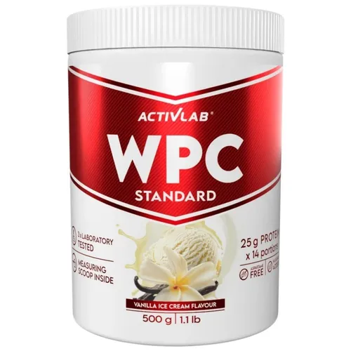 Activlab WPC Standard Whey Protein Molkenprotein-Konzentrat Vanilleeis 500 g