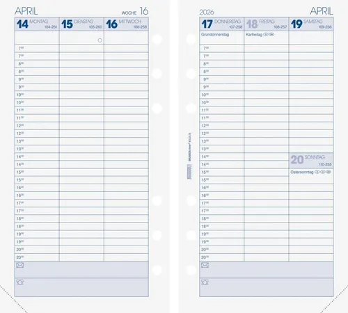 BRUNNEN Kalender, Organizer & Zeitplaner von BRUNNEN