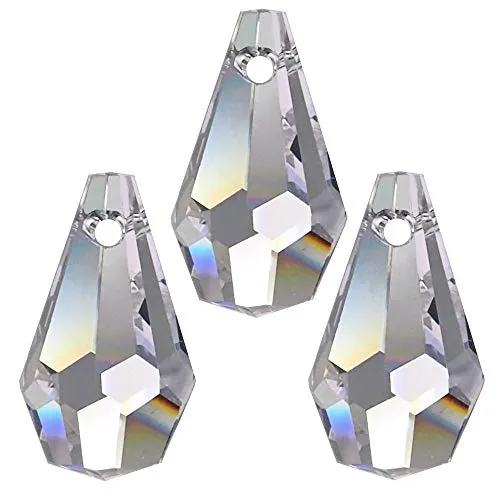 AMBROS - Kristall 10x Regenbogenkristall Wiener Birnel 20mm Crystal 30% PbO ~ Feng Shui Lampen Kronleuchter