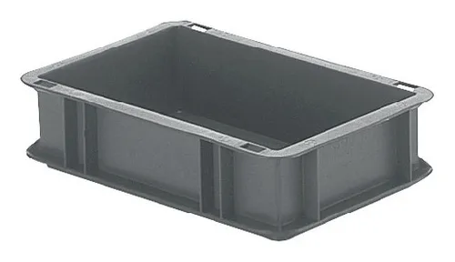 LA KA PE Stapeltransportkasten 300 x 200 x 75 mm grau - TK300/75-0 grau