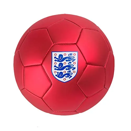 Mitre Offizieller England Fußball | Fußball | Trainingszubehör | Spielball Fußball, Rot/Weiß, 5