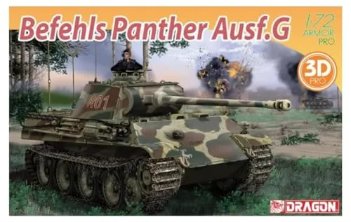 Unbekannt Model Kit Tank 7698 - Befehls Panther AUSF.G (1:72)