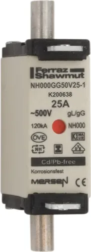 Mersen NH-Sicherungseinsatz SG NH000GG50V25-1 Niederspannung Hochleistung