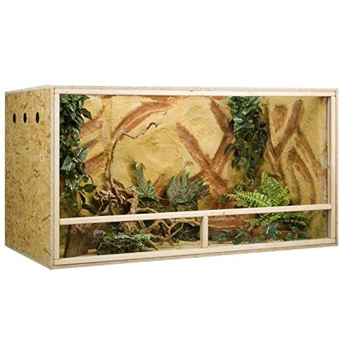 OSB Terrarium 150x80x80 cm mit Seitenbelüftung von Holzkonzept