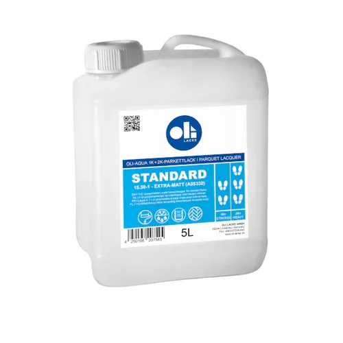 OLI AQUA 1K Parkettsiegel 5 L Standard 15.50-4  halbmatt Dielenlack