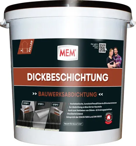 Produktbild MEM Bitumen Dickbeschichtung 28 l