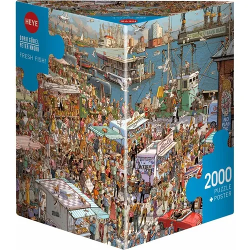 Fresh Fish! Puzzle 2000 Teile von Heye