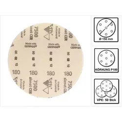 Schleifscheibe Netz Sianet7500cer Keramik 150mm K180 Sia