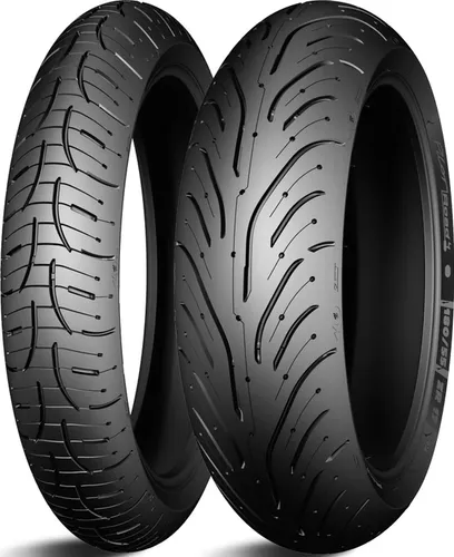 Pilot Road 4 REAR Motorradreifen - Hochleistungsreifen mit 100% Silica-Mischung für exzellenten Nassen-Grip und verbesserte Bremswege. Ideal für Motorradfahrer, die bei allen Bedingungen maximalen Grip und Handling suchen.