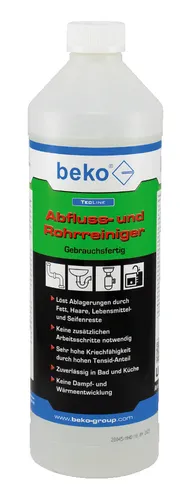 beko TecLine Abfluss- und Rohrreiniger gebrauchsfertig - 1ltr