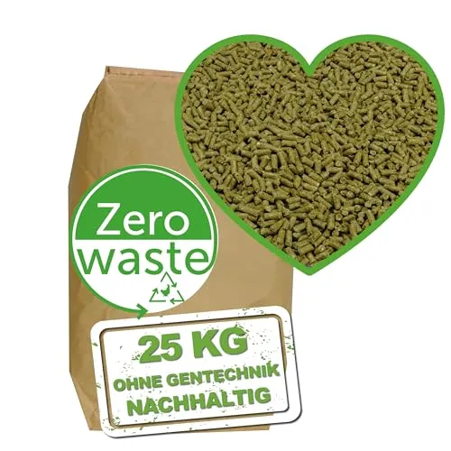 MeineHennen Pellet-Vital 25 kg - Hühnerfutter Legepellets - Nachhaltiges Alleinfuttermittel ohne Soja & Gentechnik-frei - Premium Legekorn für Hühner & Zwerghühner, Vitaminreiches Geflügelfutter