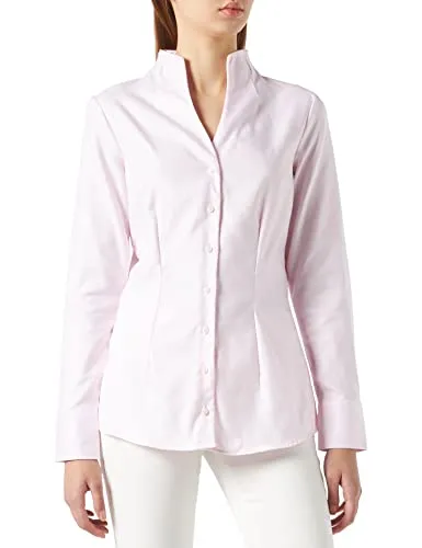 Seidensticker Damen City Langarm Slim Fit Bluse in Rosé - Elegante Damenbluse in Slim Fit, ideal für Büro und Freizeit. Aus 100% Baumwolle für hohen Tragekomfort und bügelleicht - perfekt für jeden Anlass!
