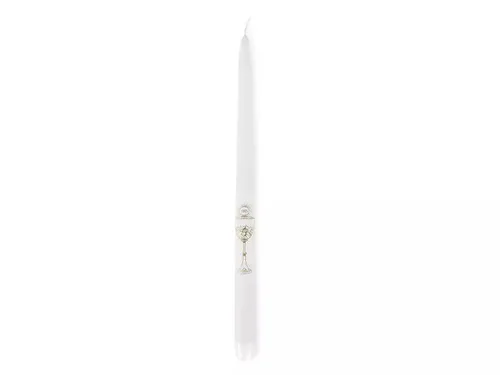 Świece komunijne biały 29cm 4szt PartyDeco 5901157475213