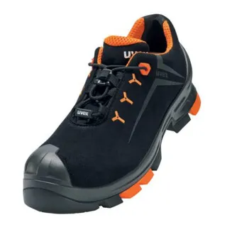 uvex 2 Halbschuhe S3 schwarz, orange Weite 12 Gr. 40 - Arbeitsschuhe mit optimaler Dämpfung und ergonomischer Passform. Die uvex 2 Sicherheitsschuhe bieten maximale Performance und sind für mittlere Anwendungen geeignet.