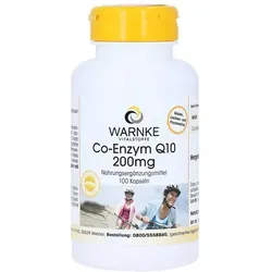 CO-Enzym Q10 200 mg Kapseln - Hochdosierte Energiequelle - Arzneimittel mit 200 mg Coenzym Q10 pro Kapsel, unterstützt die Energieproduktion und fördert die Herzgesundheit.