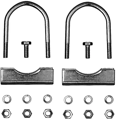 HP Stützradhalter Rundrohrklemmen 25109 Stützrad Anhänger Trailer Klemmhalter