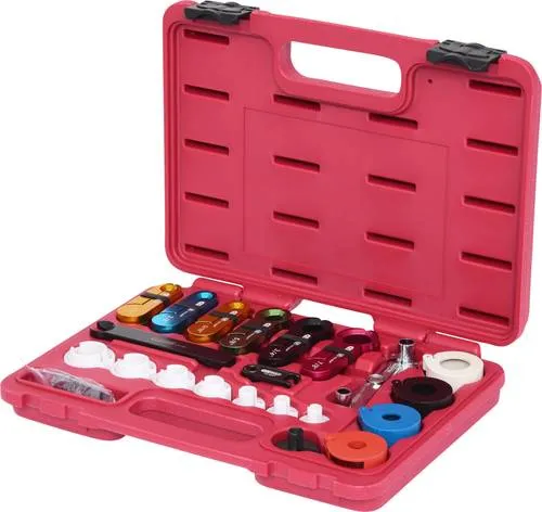 KS Tools 115.1260 Leitungsverbinder-Entrieglungs-Satz, 22-tlg - Leitungsverbinder-Entriegelungswerkzeuge für schonendes Trennen von Kraftstoff-, Klimaanlagen- und Hydraulikleitungen, ideal für eine Vielzahl von Fahrzeugen und Kupplungen.