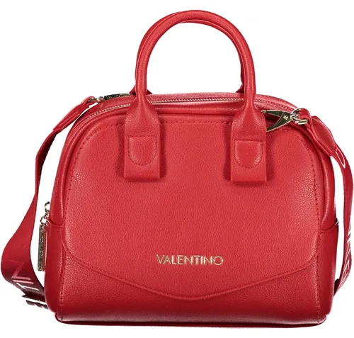 Stilvolle rote Damenschultertasche aus recyceltem Material