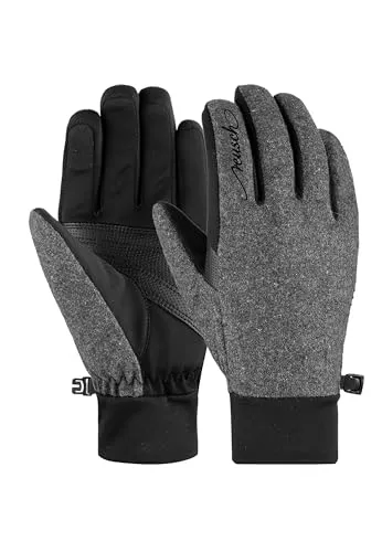 Reusch Saskia Touch-TEC™ warme, windabweisende und Wasserabweisende Multisporthandschuhe Outdoorhandschuhe für Damen touchscreenkompatibel für die Bedienung von Handy und Tablet
