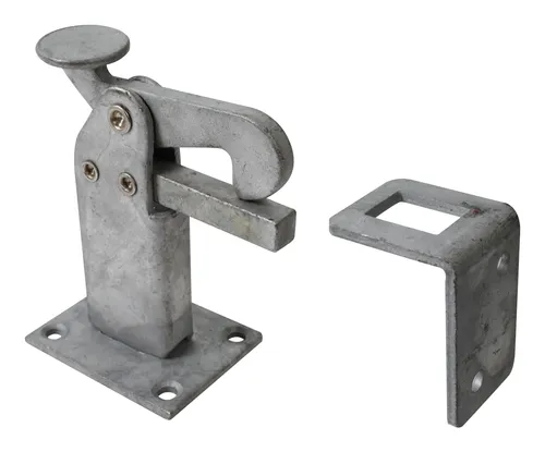 Gustav Alberts Torfeststeller für Bodenmontage - 411763 - Metallbaubeschläge, stabiler Torfeststeller für sichere und zuverlässige Befestigung von Toren