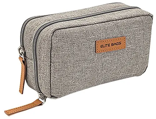 EB DIABETIC'S Diabetikertasche grau-bitone