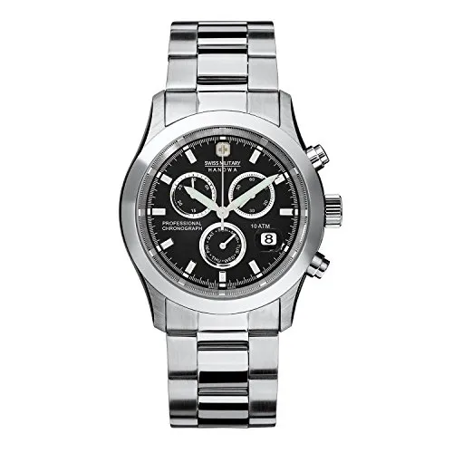 Swiss Military Herren-Armbanduhr Analog Quarz 06-5115.04.007