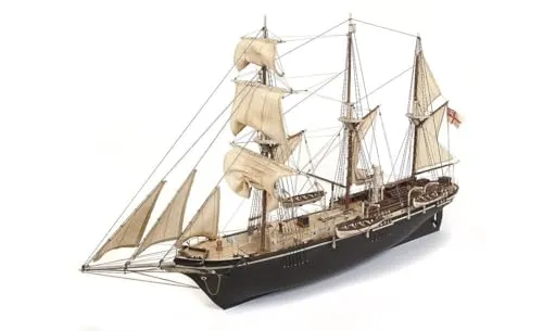 Occre Schiff zum Befestigen von Bergantin - Wasserfahrzeug-Modellbausatz, detailgetreues Modell mit hochwertigen Materialien für anspruchsvolle Bastler und Modellbau-Enthusiasten.