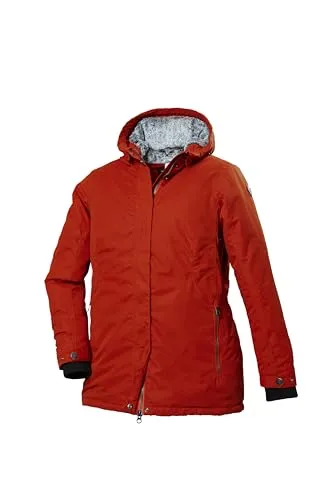 STOY Damen Funktionsjacke mit Kapuze - Große Größen STW 4 WMN JCKT, rostrot, 46, 41913-000