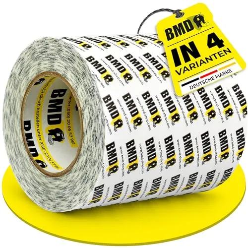 BMD Multi Klebeband | 150mm x 25m | 4 Größen | für Innen & Außen | UV-Beständig | für Unterspannbahnen, Dampfbremsen, Dampfsperren | nach DIN EN 4108 Teil 11 | Profiqualität Made in Germany