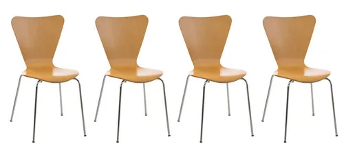 TPFLiving Besucherstuhl Calisso mit ergonomisch geformter Sitzfläche
