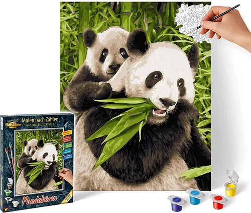 SCHIPPER - 609240712 - MALEN NACH ZAHLEN - PANDABÄREN # NEU OVP