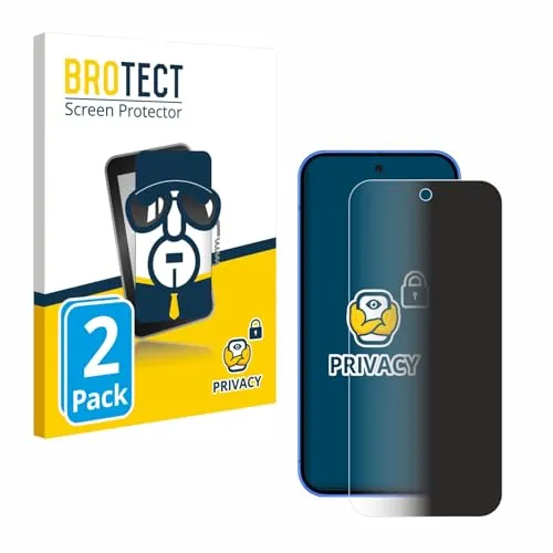 BROTECT 2 Stück Anti-Spy Blickschutzfolie für Google Pixel 10 Privacy Screen Protector [Displayschutz-Folie, Sichtschutz, Blaulichtfilter]