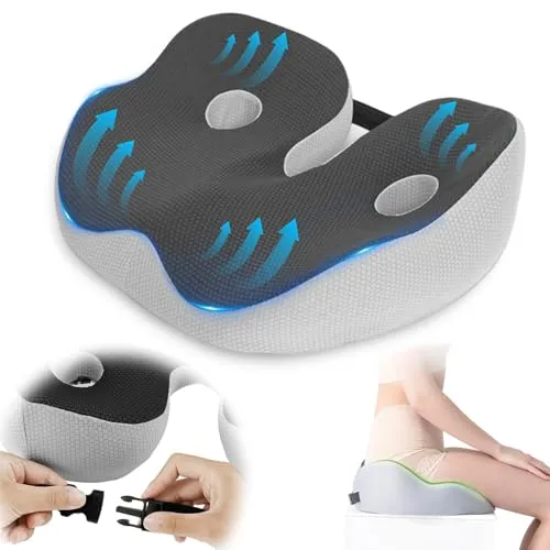 Orthopädisches Sitzkissen aus Memory Foam für optimalen Komfort