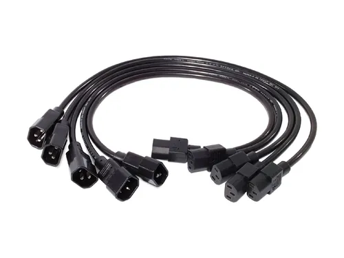 APC Stromkabel IEC 60320 C13 zu C14 - 61 cm - KABEL & ADAPTER, hochwertiges Stromkabel für zuverlässige Stromversorgung in verschiedenen Ländern, ideal für Netzwerkanwendungen.