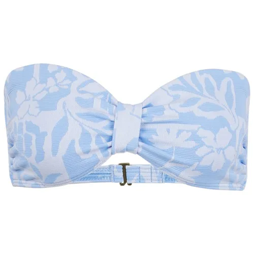 RipCurl Pacific Coast Bandeau Bikinioberteil sky blue (0079) L - Stylisches Triangel-Bikinioberteil mit gekreuztem Rücken, verstellbaren Trägern und herausnehmbaren Polstern für individuellen Komfort. Ideal für Damen beim Baden und Wassersport.